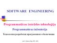 SOFTWARE ENGINEERING PowerPoint PPT Presentation