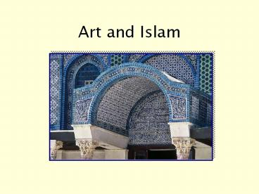 Art and Islam