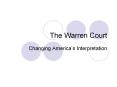 The Warren Court PowerPoint PPT Presentation
