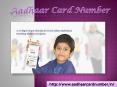 adhaar card number PowerPoint PPT Presentation