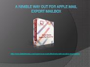 Export Apple Mail with ultimate tool