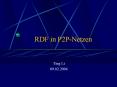 RDF in P2P-Netzen PowerPoint PPT Presentation