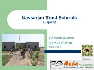 Navsarjan Trust Schools Gujarat