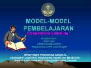 MODEL-MODEL PEMBELAJARAN