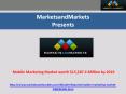 Mobile Marketing Market - Global Forecast to 2019 PowerPoint PPT Presentation