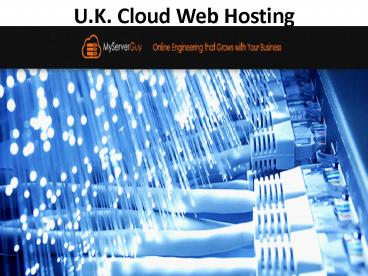 U.K. Cloud Web Hosting
