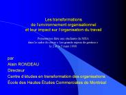 Les transformations de l