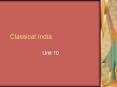 Classical India PowerPoint PPT Presentation