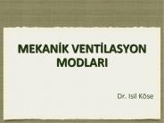 MEKANIK VENTILASYON MODLARI