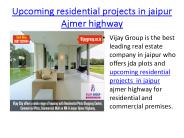 Upcoming Residential Projects in jaipur