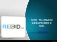 Rebid provides free  online classified service in India