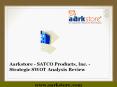 Aarkstore - SATCO Products, Inc. - Strategic SWOT Analysis Review PowerPoint PPT Presentation