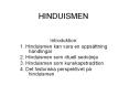 HINDUISMEN PowerPoint PPT Presentation