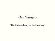 Ozu Yasujiro