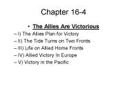 The Allies Are Victorious