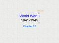 World War II 1941-1945 PowerPoint PPT Presentation