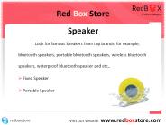 Online Best Speakers Store: RedBoxStore.com