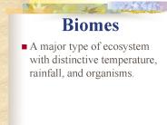 Biomes