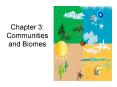 Chapter 3: Communities and Biomes PowerPoint PPT Presentation