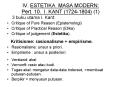 IV. ESTETIKA MASA MODERN: Pert. 10. I. KANT (1724-1804) (1) PowerPoint PPT Presentation