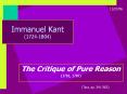 Immanuel Kant (1724-1804) PowerPoint PPT Presentation