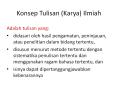 Konsep Tulisan (Karya) Ilmiah PowerPoint PPT Presentation
