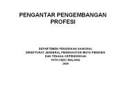 PENGANTAR PENGEMBANGAN PROFESI
