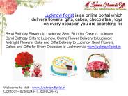 Send Birthday Flowers to Lucknow