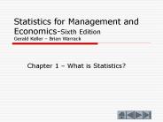 Statistics for Management and Economics-Sixth Edition Gerald Keller 