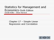 Statistics for Management and Economics-Sixth Edition Gerald Keller 