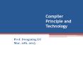 Compiler Principle and Technology PowerPoint PPT Presentation