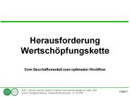 Herausforderung Wertsch