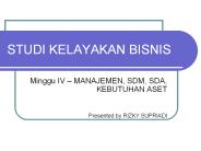 STUDI KELAYAKAN BISNIS
