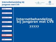 Internetbehandeling bij jongeren met CVS