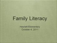 Family Literacy