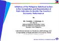 Initiatives of the Philippine Statistical System in the Compilation and Dissemination of Flash Indicators to Monitor the Country PowerPoint PPT Presentation