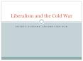 Society, Economy, and the Cold War PowerPoint PPT Presentation
