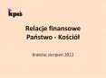 Relacje%20finansowe%20Panstwo%20-%20Kosci PowerPoint PPT Presentation