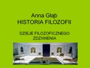 Anna Glab HISTORIA FILOZOFII