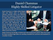 Daniel Chammas_Highly Skilled Litigator