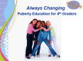 Always Changing  Puberty Education for 4th Graders PowerPoint PPT Presentation