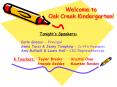 Welcome to Oak Creek Kindergarten! PowerPoint PPT Presentation