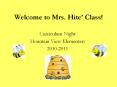 Welcome to Mrs. Hite PowerPoint PPT Presentation