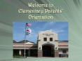 Welcome to Elementary Parents PowerPoint PPT Presentation