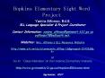 Hopkins Elementary Sight Word Project PowerPoint PPT Presentation