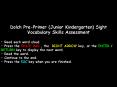 Dolch Pre-Primer (Junior Kindergarten) Sight Vocabulary Skills Assessment PowerPoint PPT Presentation