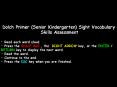 Dolch Primer (Senior Kindergarten) Sight Vocabulary PowerPoint PPT Presentation