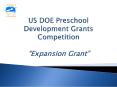 US DOE Preschool Development Grants Competition  PowerPoint PPT Presentation