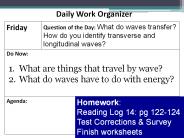 Transverse and Longitudinal Waves
