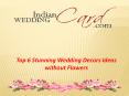 Wedding Decors Ideas without Flowers PowerPoint PPT Presentation